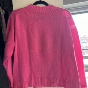 Pink cashmere sweater
